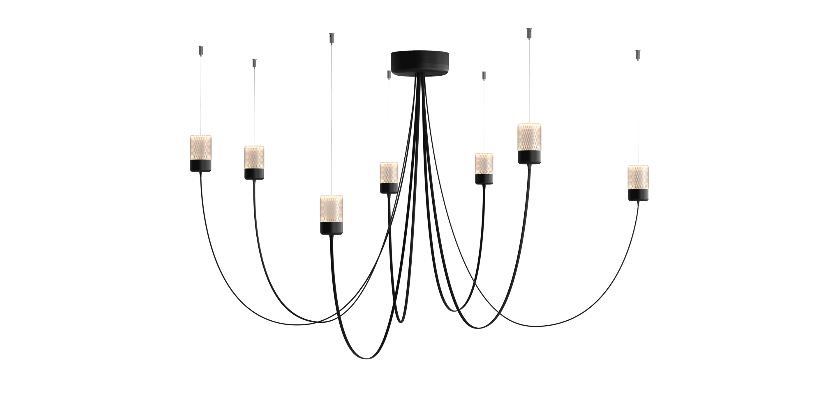 Gravity Chandelier 7 random positions